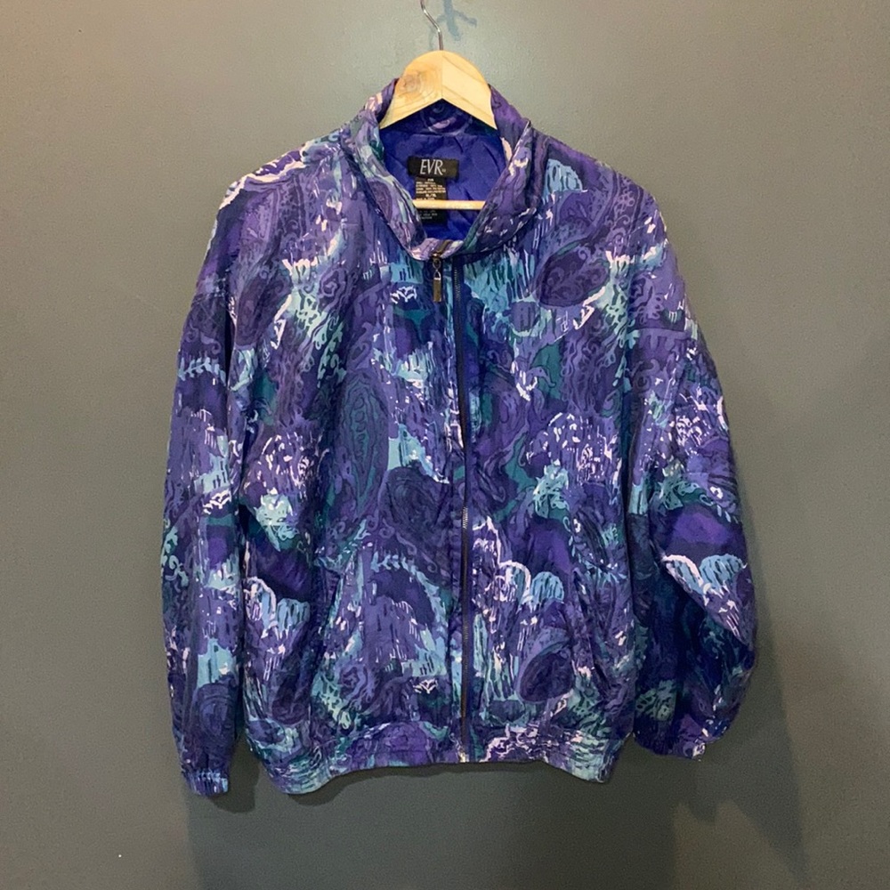 Vintage 80’s EVR Silk Bomber Jacket
